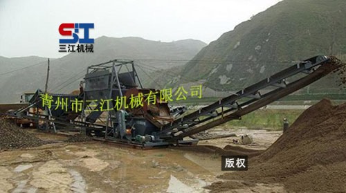 一道水洗生產線